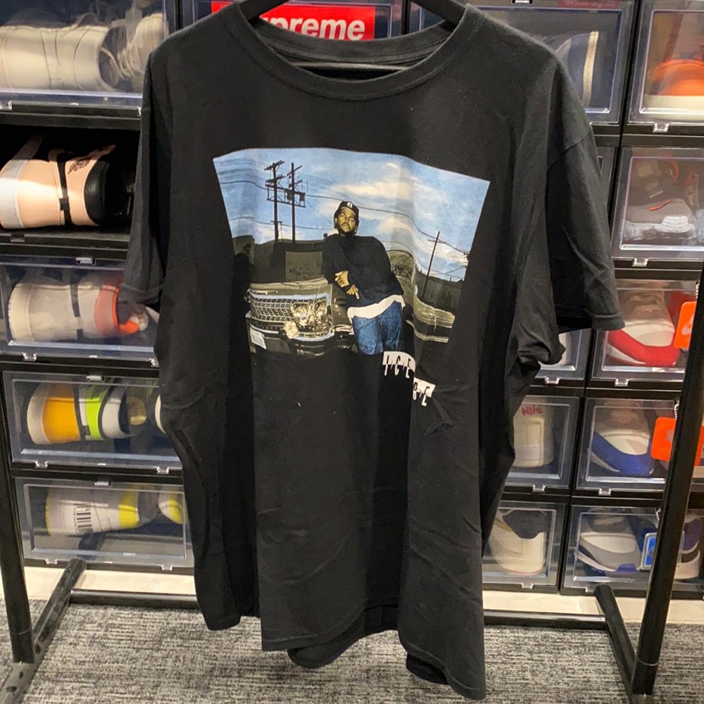RAP BAND TEE ICE CUBE T-SHIRT PREDATOR XL BLACK